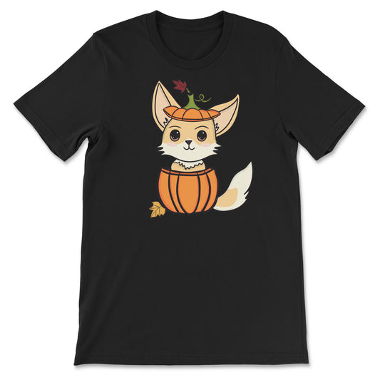 Happy Pumpkin Fennec Fox T-Shirt